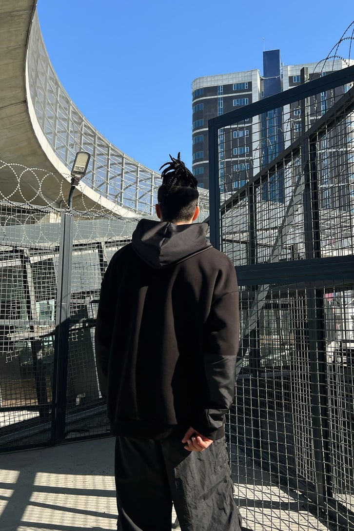 Half-Zip Oversize Sweatshirt