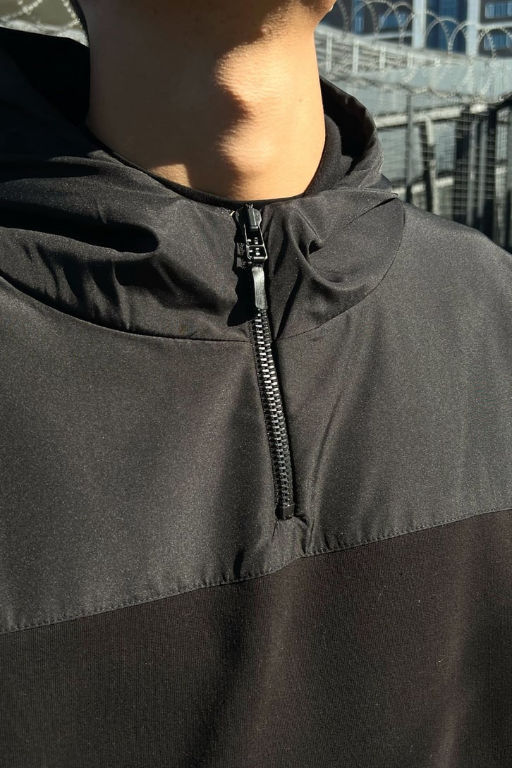 Half-Zip Oversize Sweatshirt