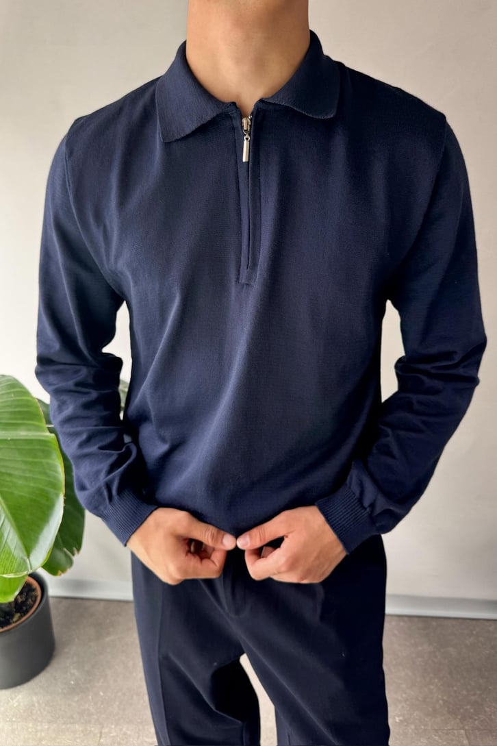 Half Zip Oversize Sweatshirt