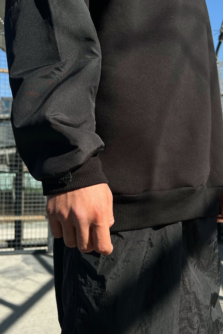 Half-Zip Oversize Sweatshirt