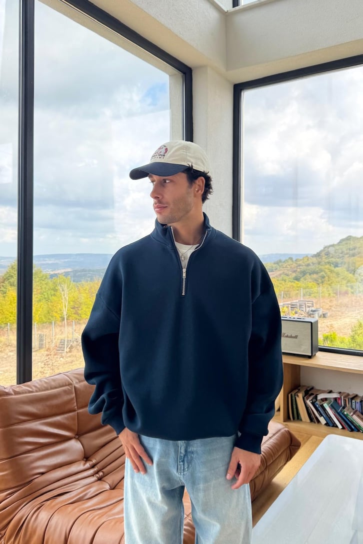 Half Zip Sweatshirt