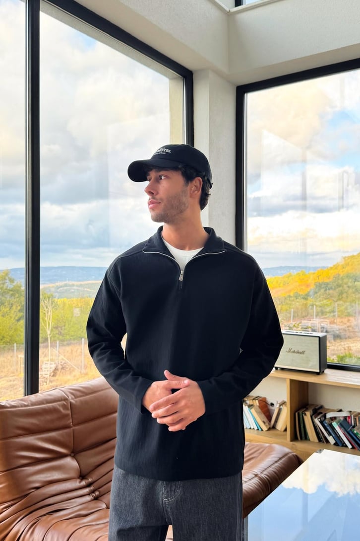 Half Zip Sweatshirt