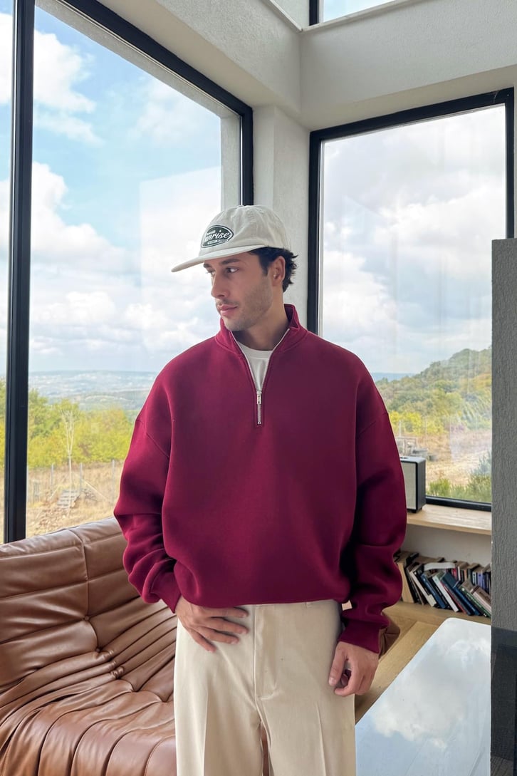 Half Zip Sweatshirt
