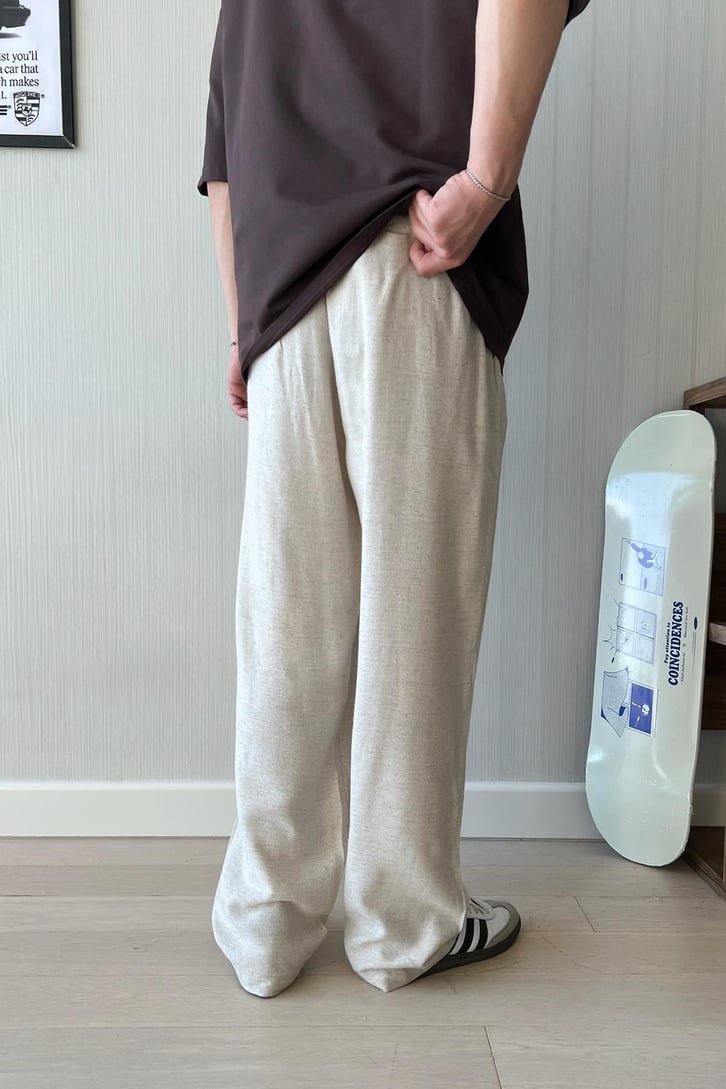 Ham Keten Regular Fit Pantolon