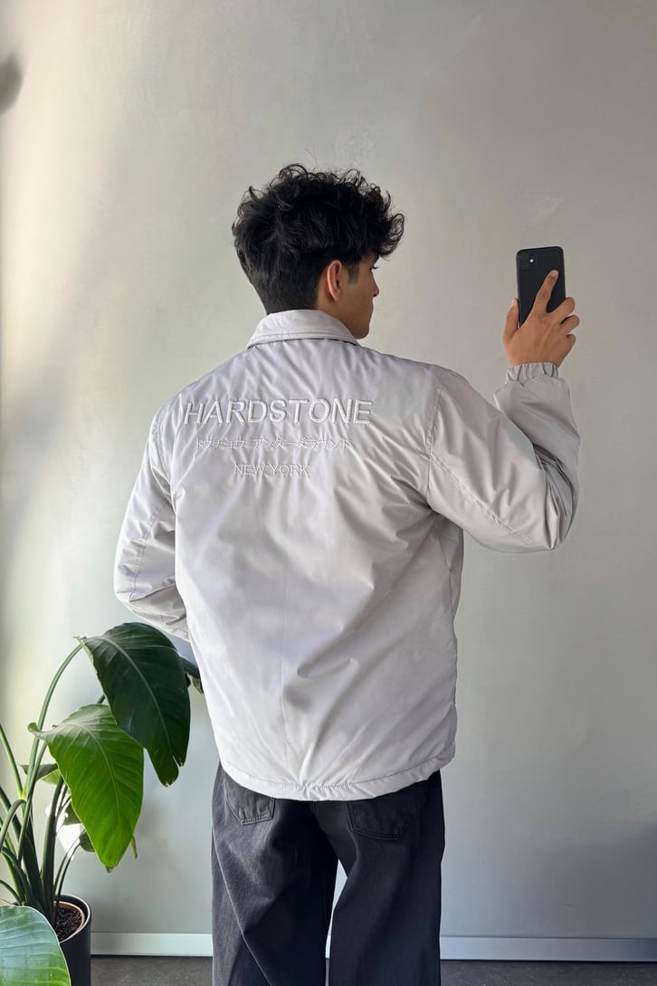 Hardstone Nakışlı Oversize Ceket