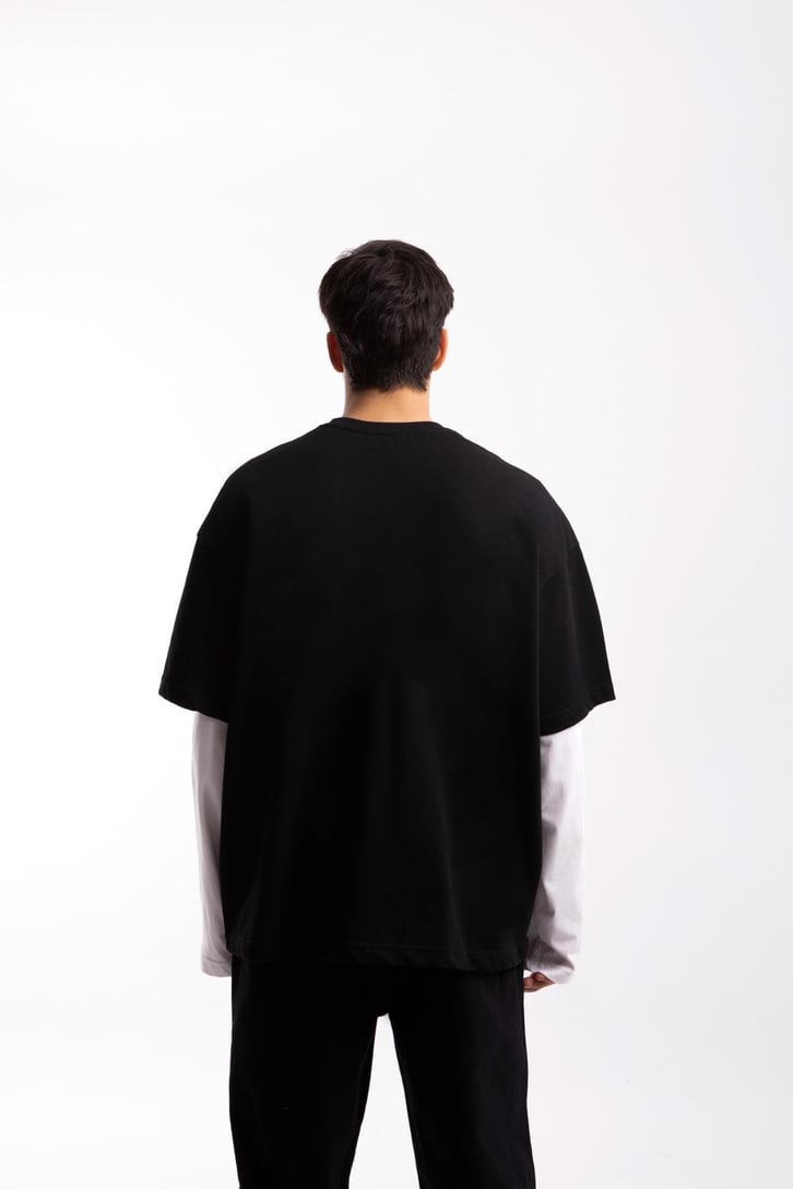 Hardware Baskılı Oversize Tshirt
