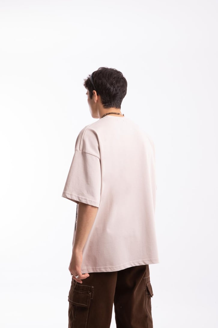Hardware Baskılı Oversize Tshirt