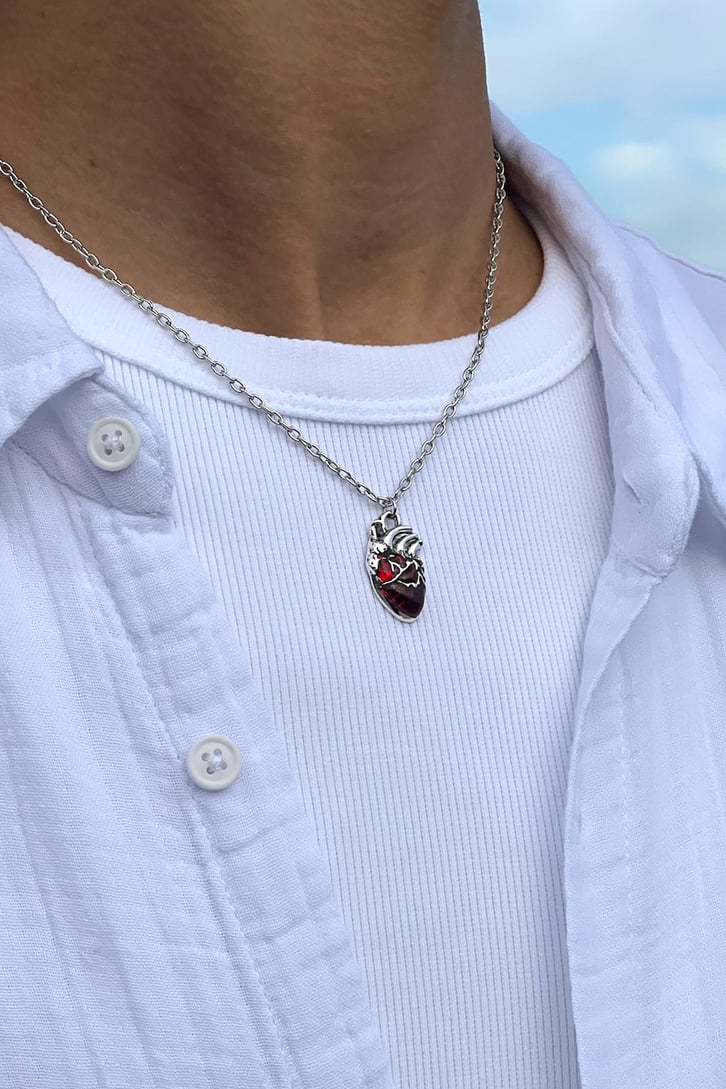 Heart Gümüş Kolye