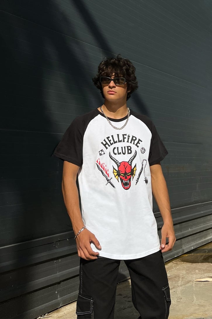 Hellfıre Club Baskılı Regular Tshirt