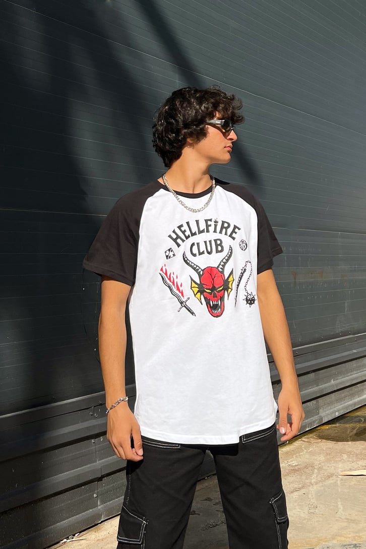Hellfıre Club Baskılı Regular Tshirt