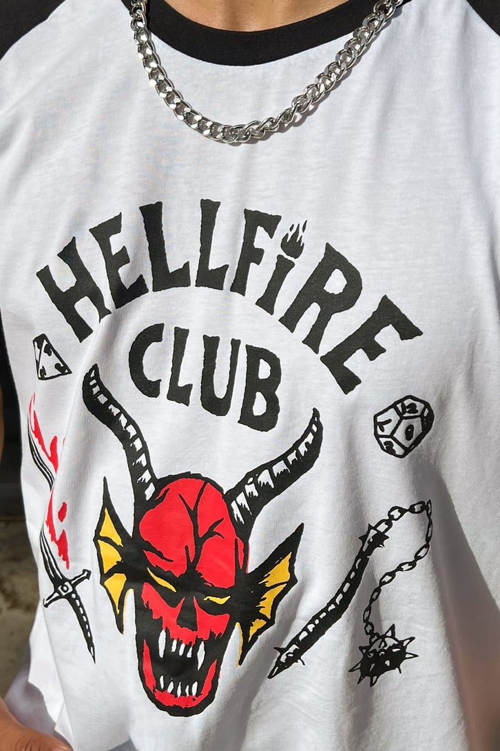Hellfıre Club Baskılı Regular Tshirt