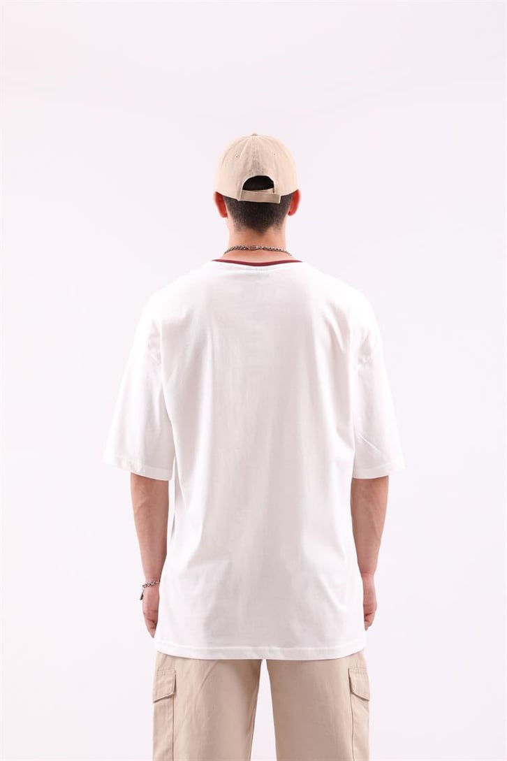 Here For Love Baskılı Oversize Tshirt