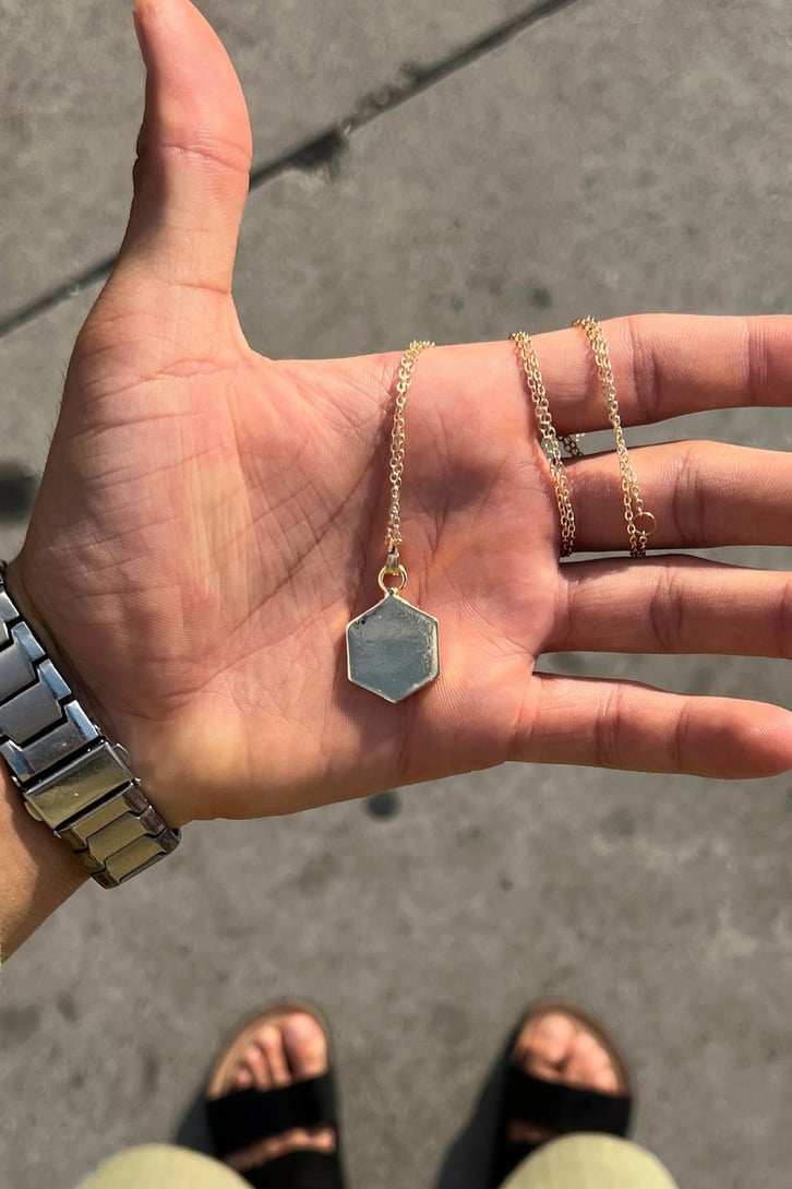 Hexagon Kolye