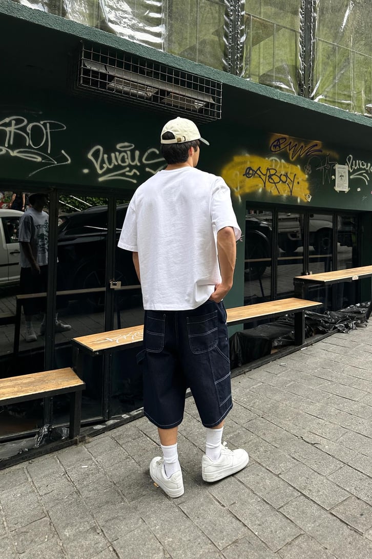 Hidden Hills 94' Baskılı Oversize Tişört