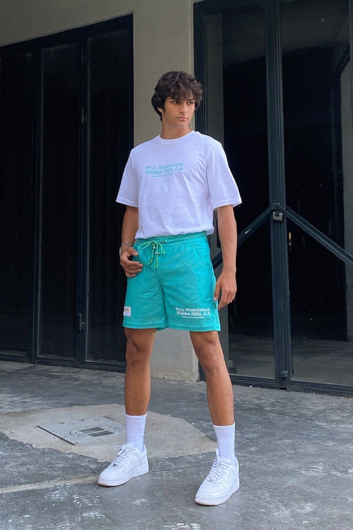 Hidden Hills Su Yeşili Tshirt - Şort  Takım