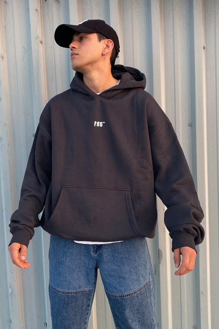 Hide And Seel Printed Oversize Hoodie