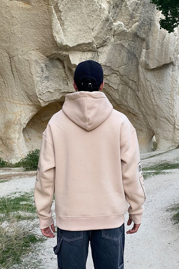 HIRAGANA BASKILI OVERSIZE HOODIE