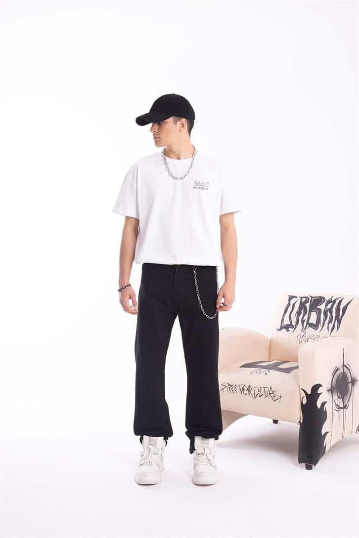 Holyhall Sırt Baskılı Oversize Tişört
