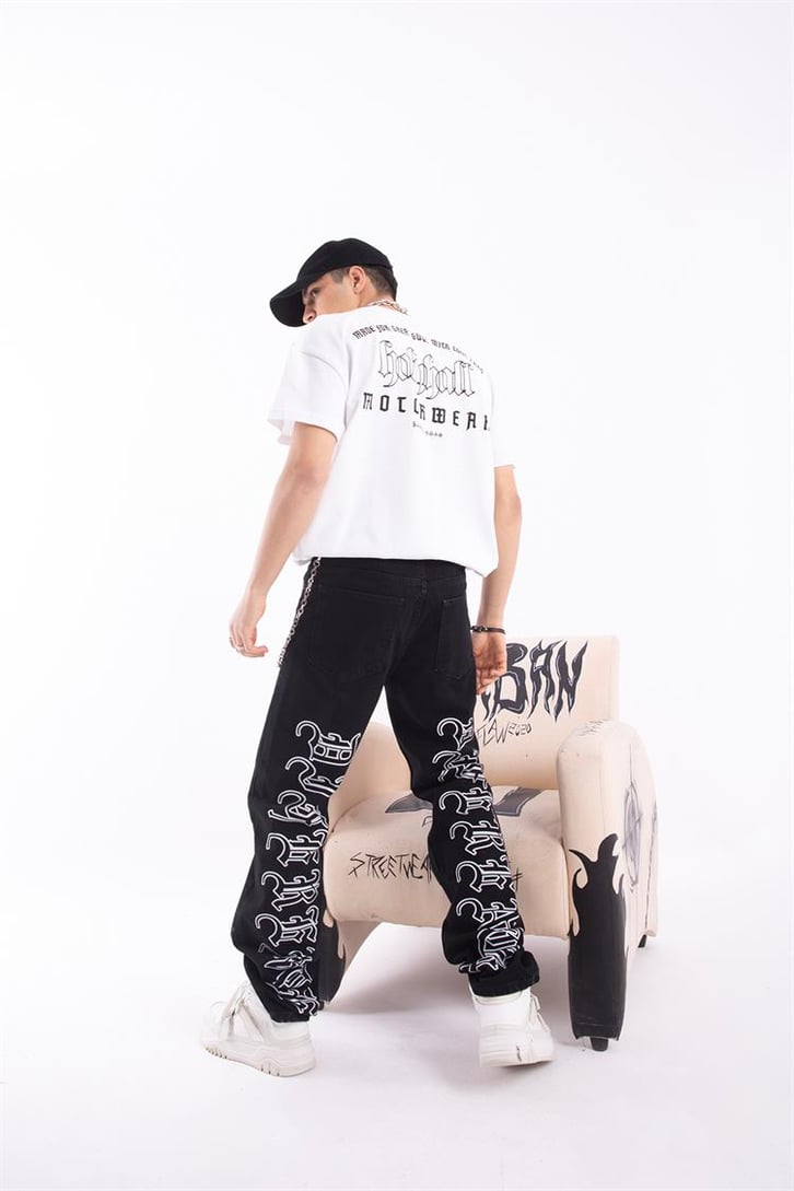 Holyhall Sırt Baskılı Oversize Tişört