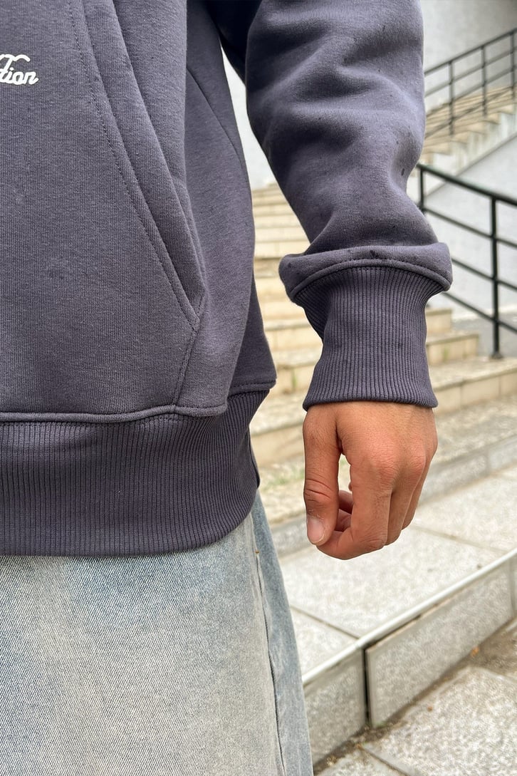 Homme Baskılı Oversize Sweatshirt