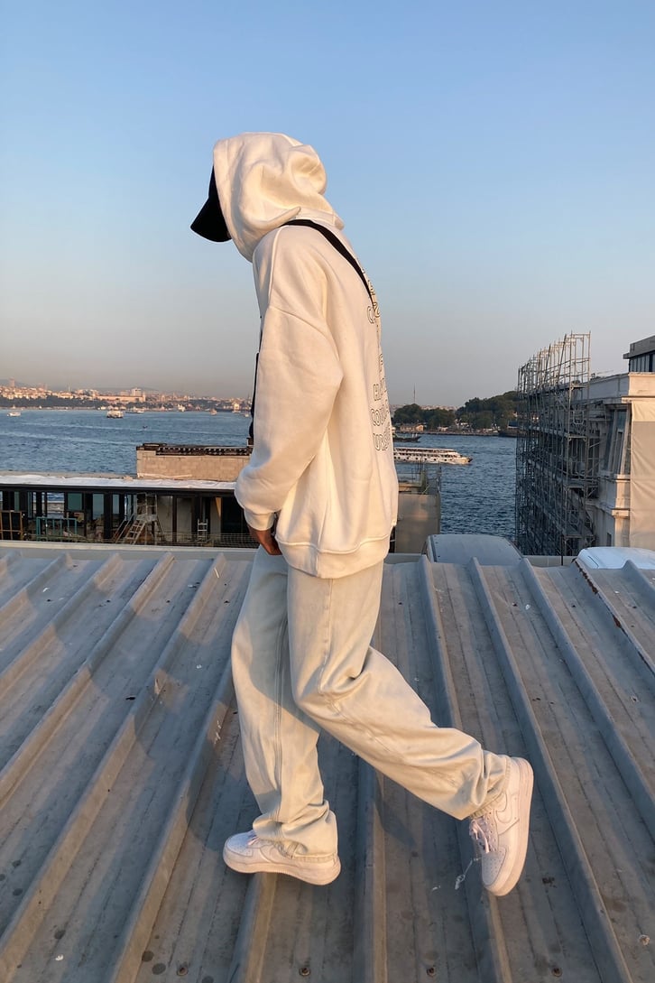 Honey Mustard Oversize Basic Hoodie