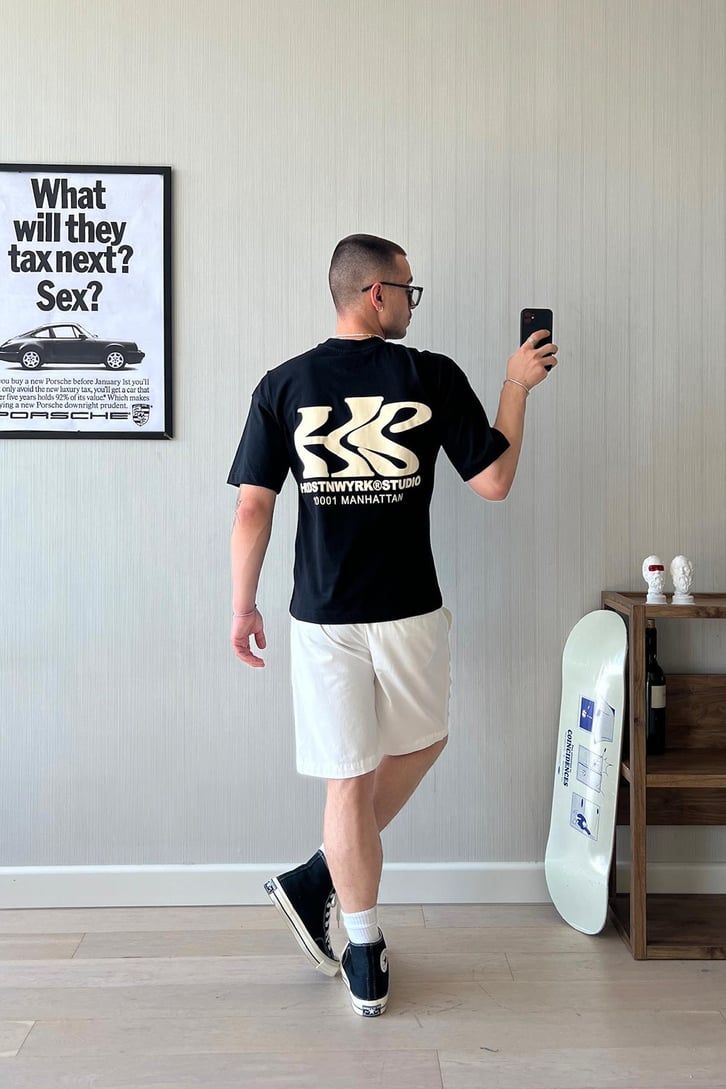 HRS Studio Crop Boy Oversize Tişört