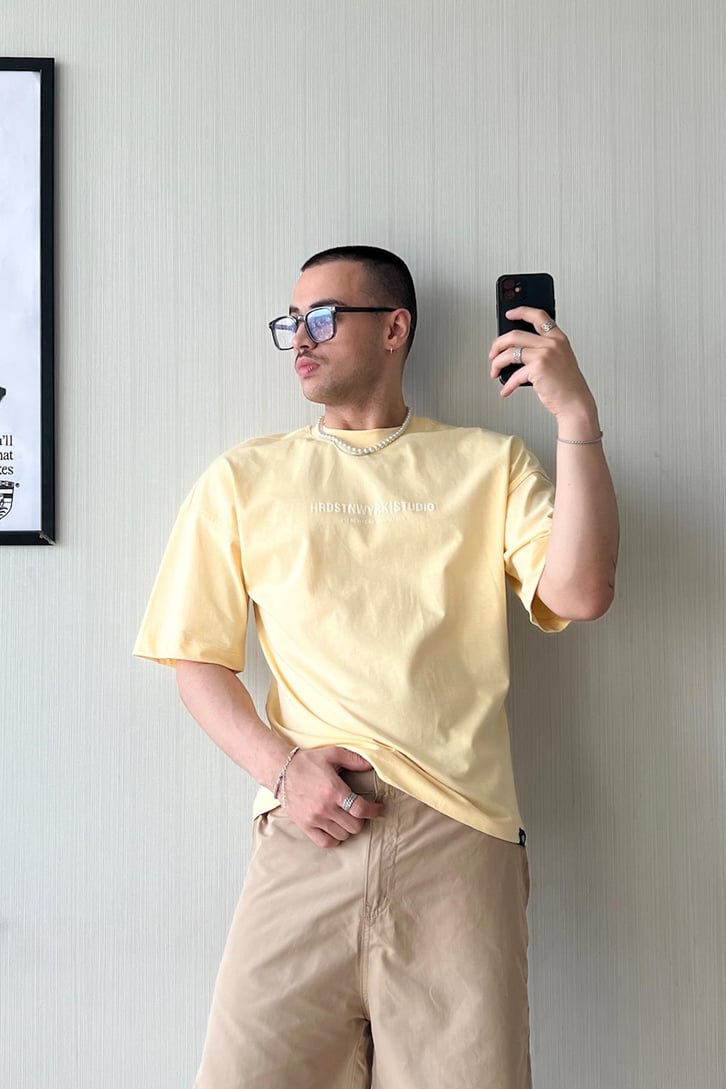 HRS Studio Crop Boy Oversize Tişört