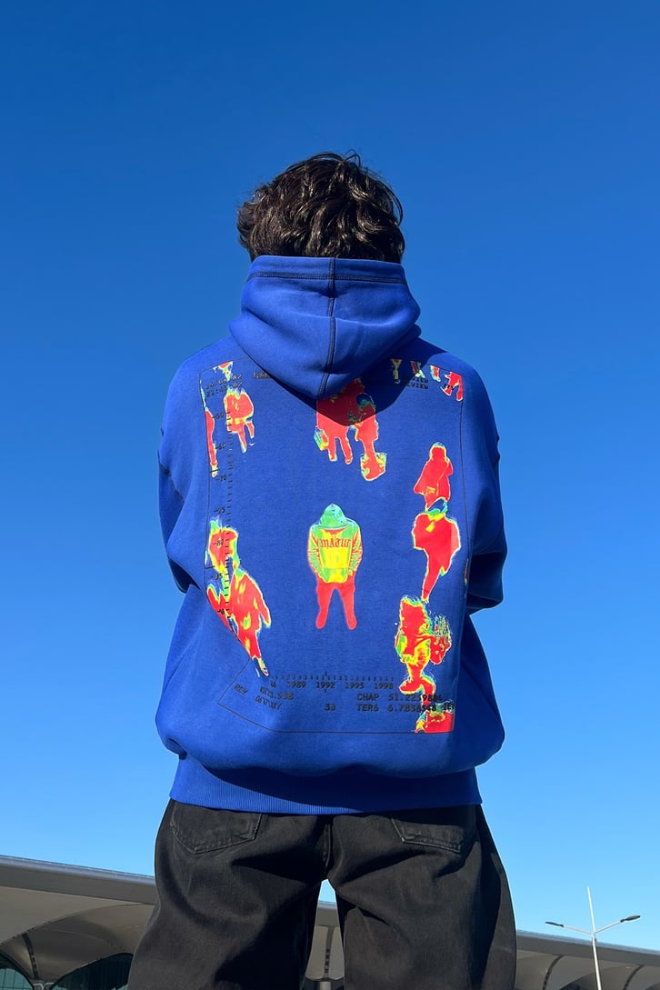 Human Heat Zip Saks Mavisi Oversize Sweatshirt