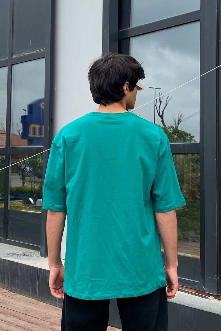 I Don't Sleep Baskılı Oversize Tshirt