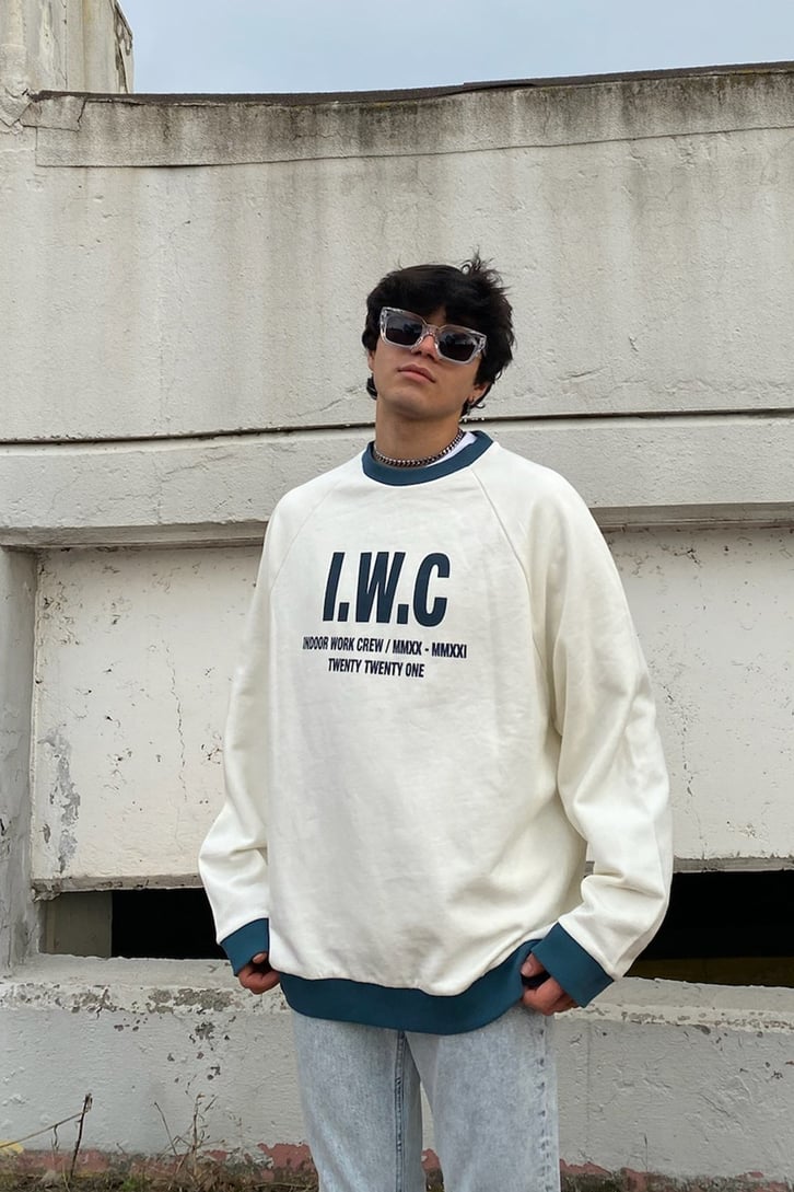 I.W.C Oversize Printed Sweatshirt