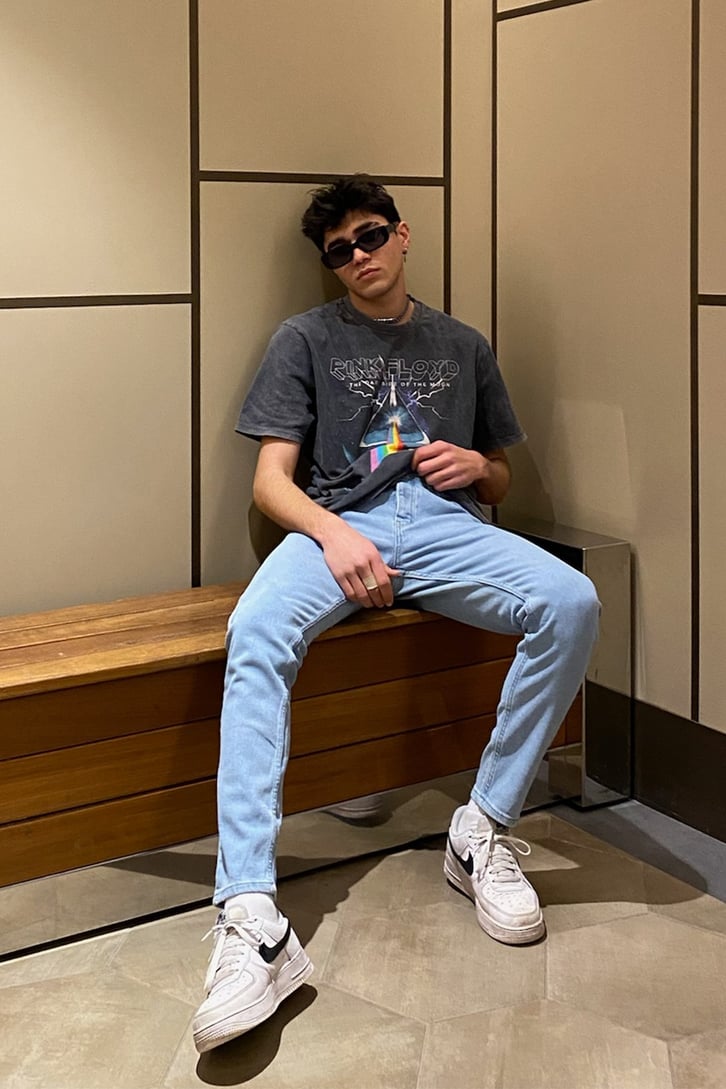 Ice Blue Skinny Fit Jean