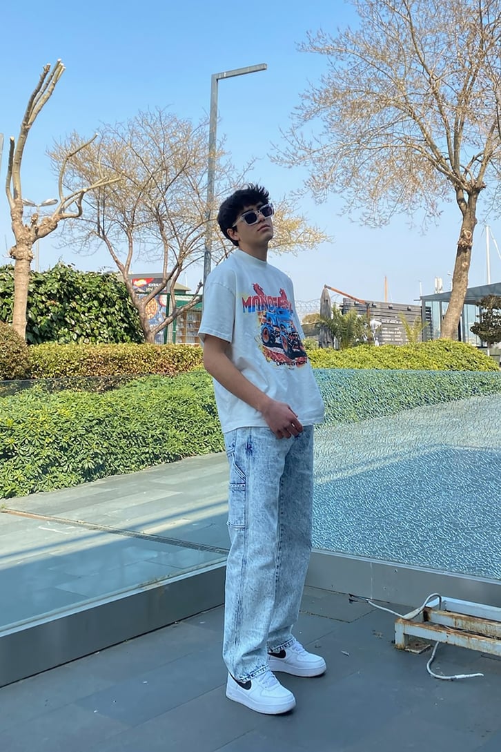 Ice Blue Washed Carpenter Jean