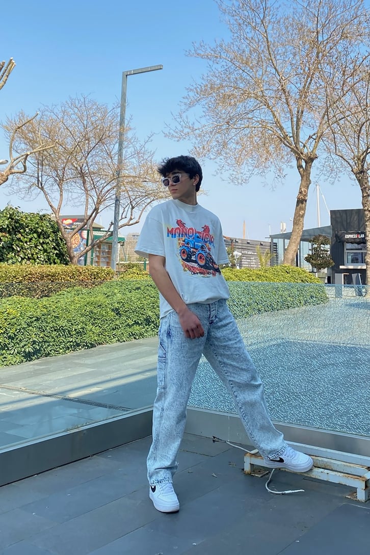 Ice Blue Washed Carpenter Jean