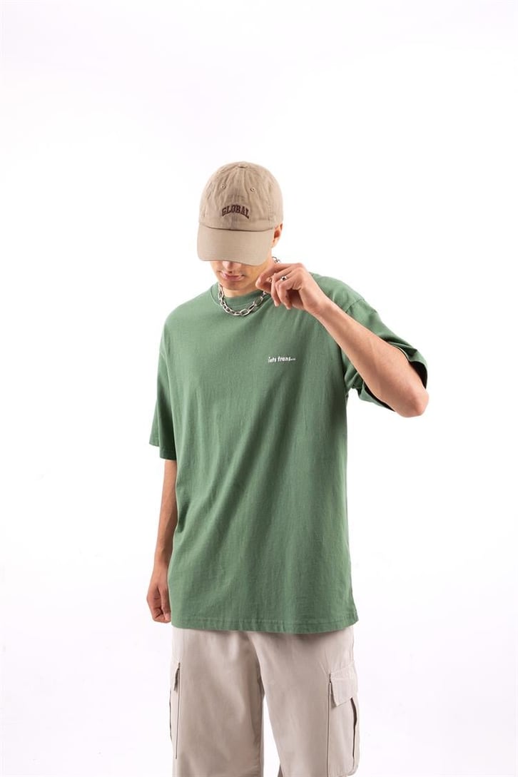 Iets Frans Nakışlı  Oversize Tshirt