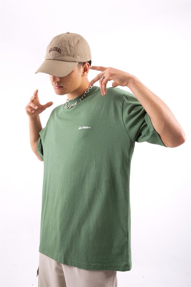 Iets Frans Nakışlı  Oversize Tshirt
