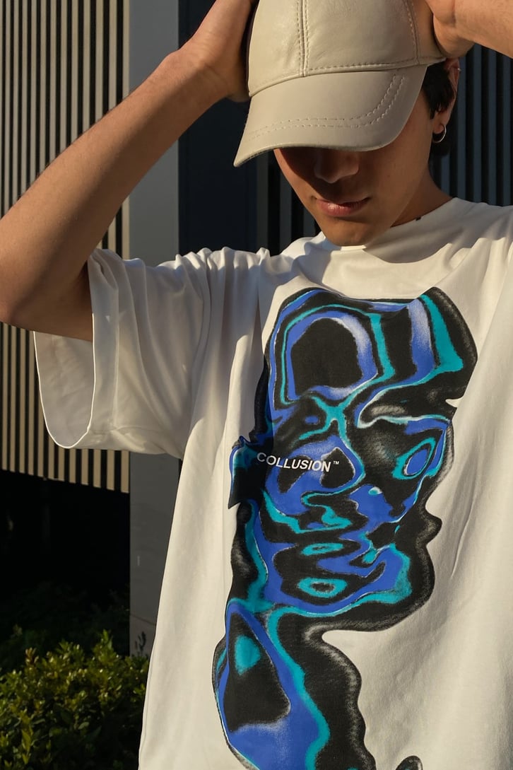 Illısion Face Oversize Tshirt