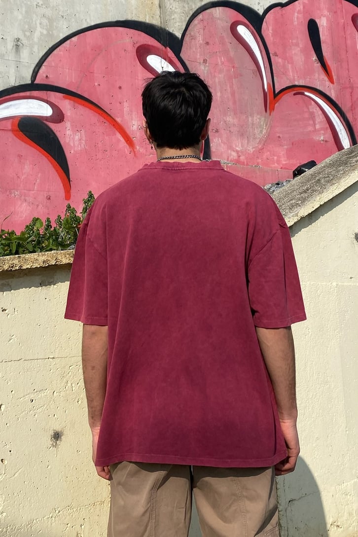 Illısion Prism Oversize Printed Tshirt