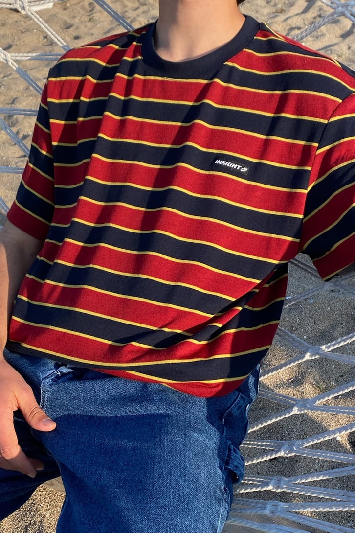 Insight Çizgili Oversize Tshirt