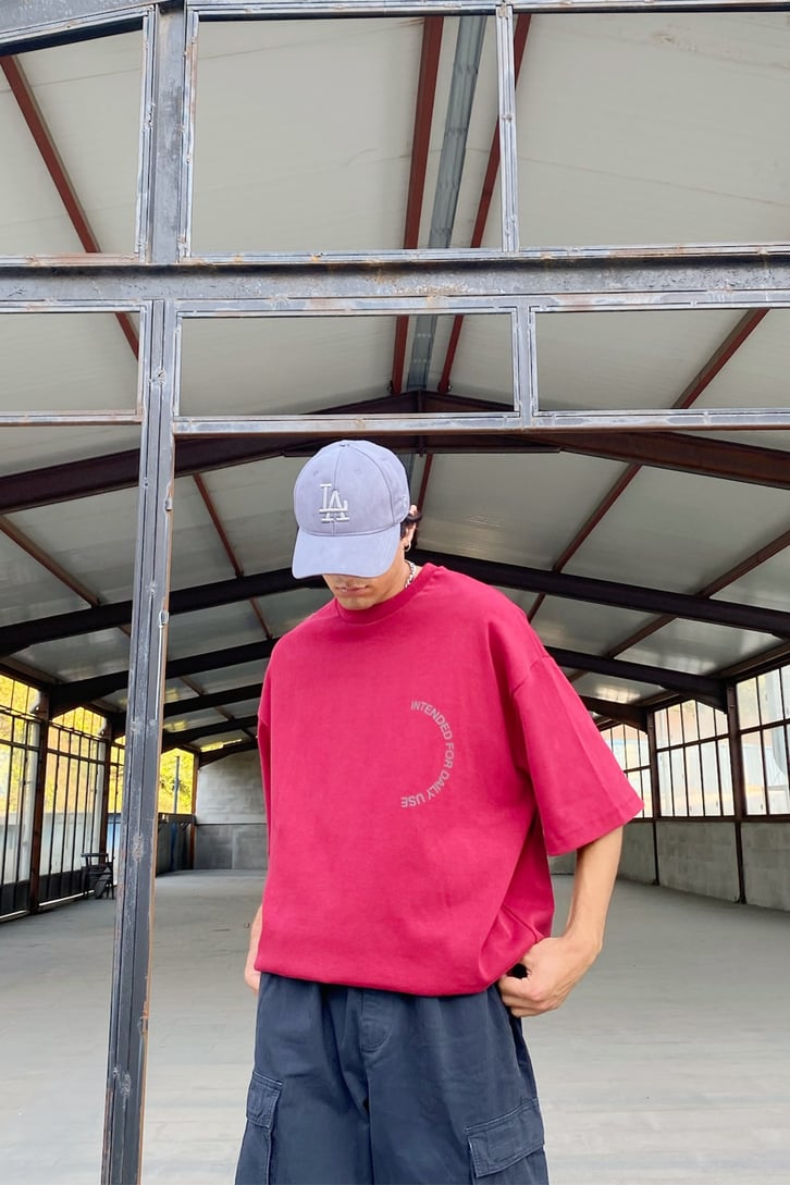Intended for Daily Use Baskılı Oversize Tshirt