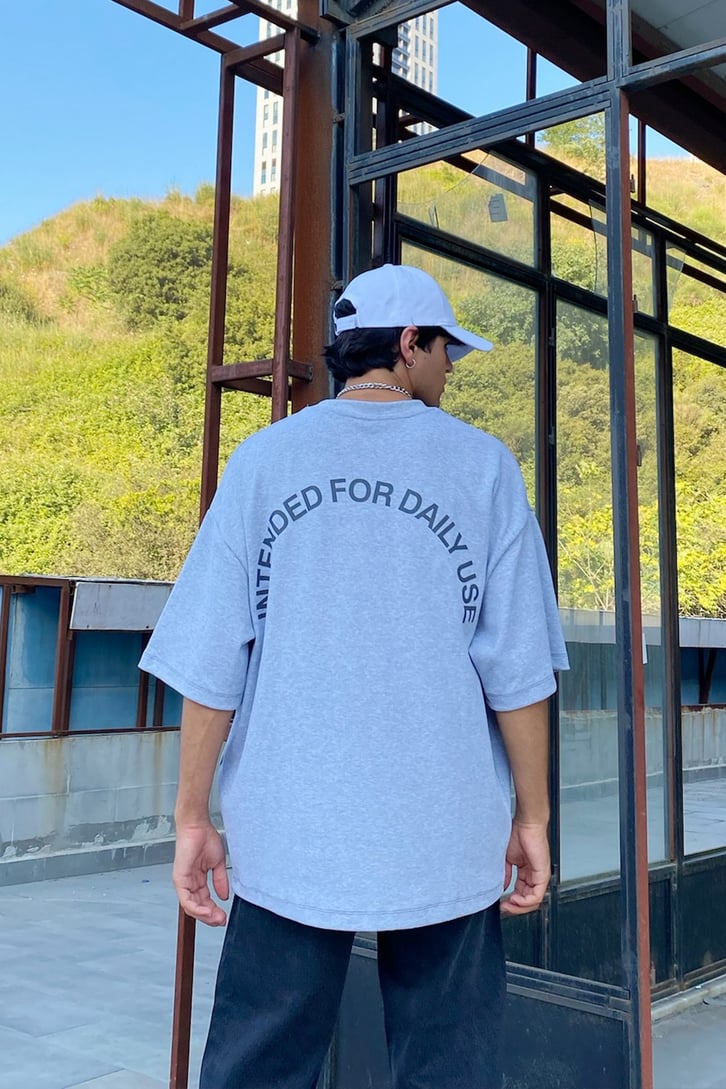 Intended for Daily Use Baskılı Oversize Tshirt