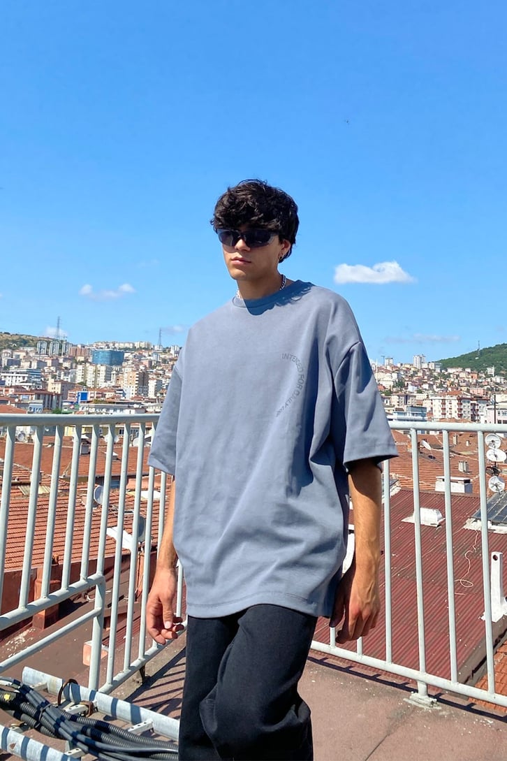 Intended for Daily Use Baskılı Oversize Tshirt