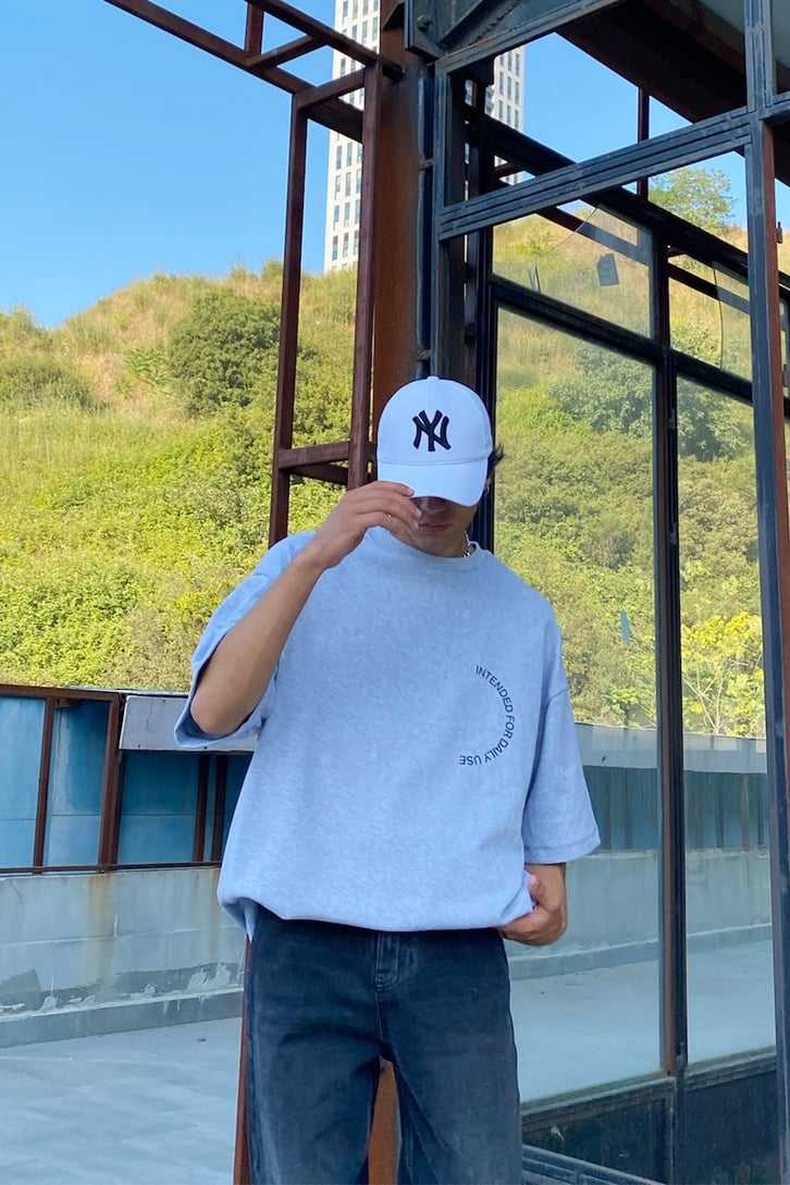 Intended for Daily Use Baskılı Oversize Tshirt