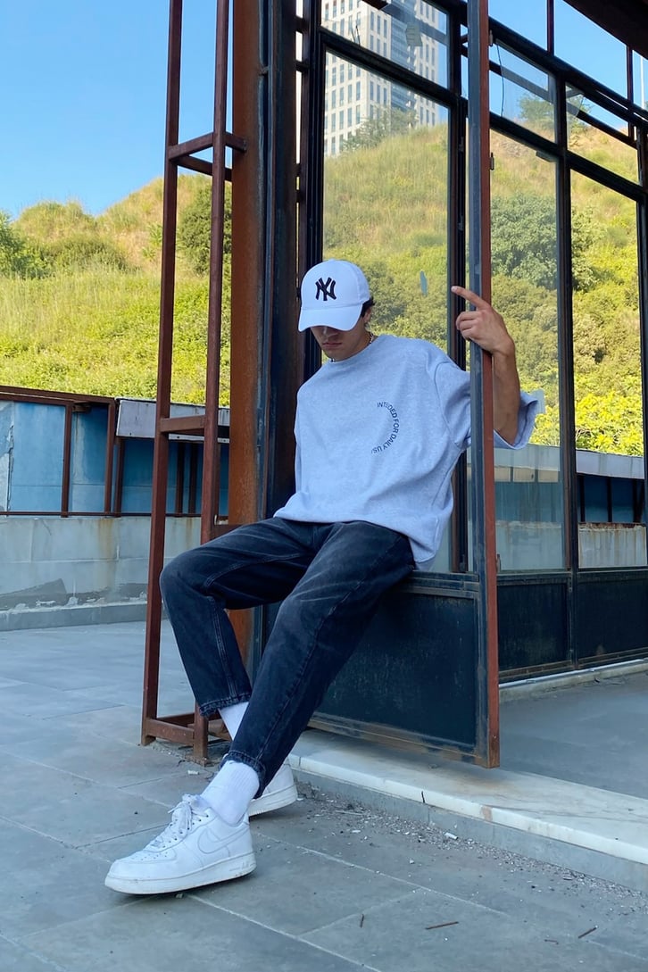 Intended for Daily Use Baskılı Oversize Tshirt