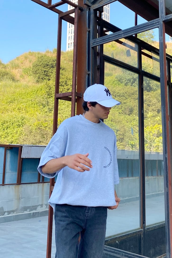 Intended for Daily Use Baskılı Oversize Tshirt