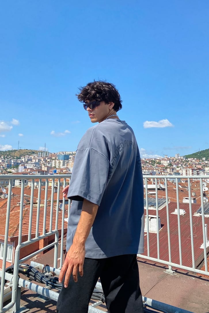 Intended for Daily Use Baskılı Oversize Tshirt
