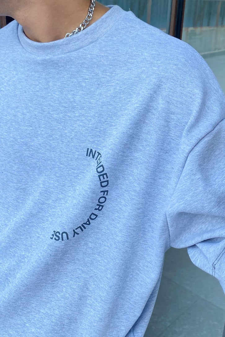 Intended for Daily Use Baskılı Oversize Tshirt