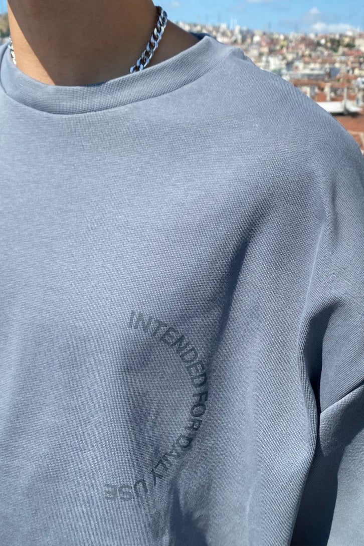 Intended for Daily Use Baskılı Oversize Tshirt