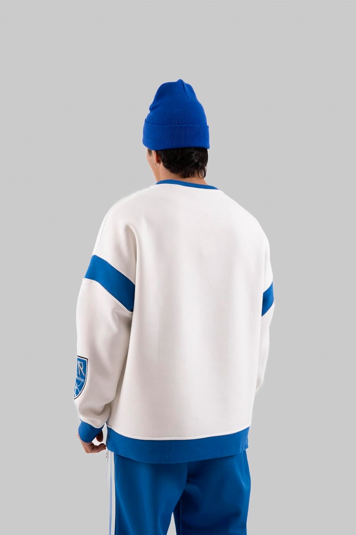 Invade Of Change Nakışlı Oversize Sweatshirt
