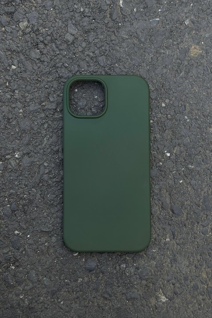 Iphone 15 Uyumlu Silikon Düz Kılıf