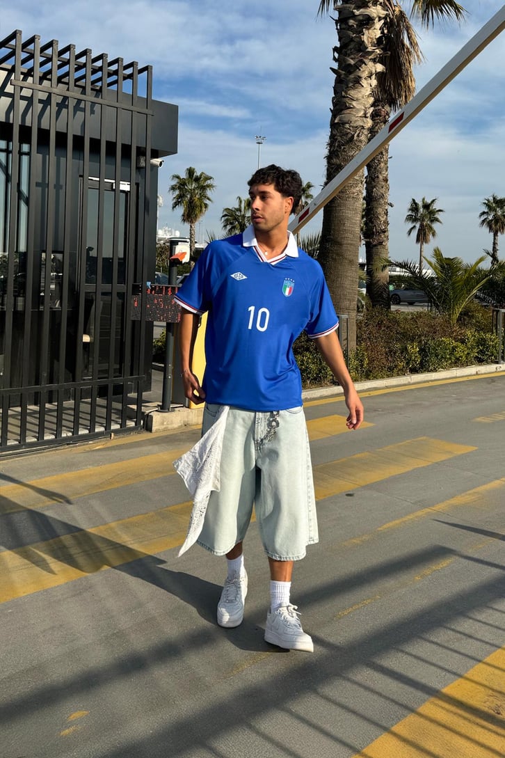 Italy Polo Yaka Forma